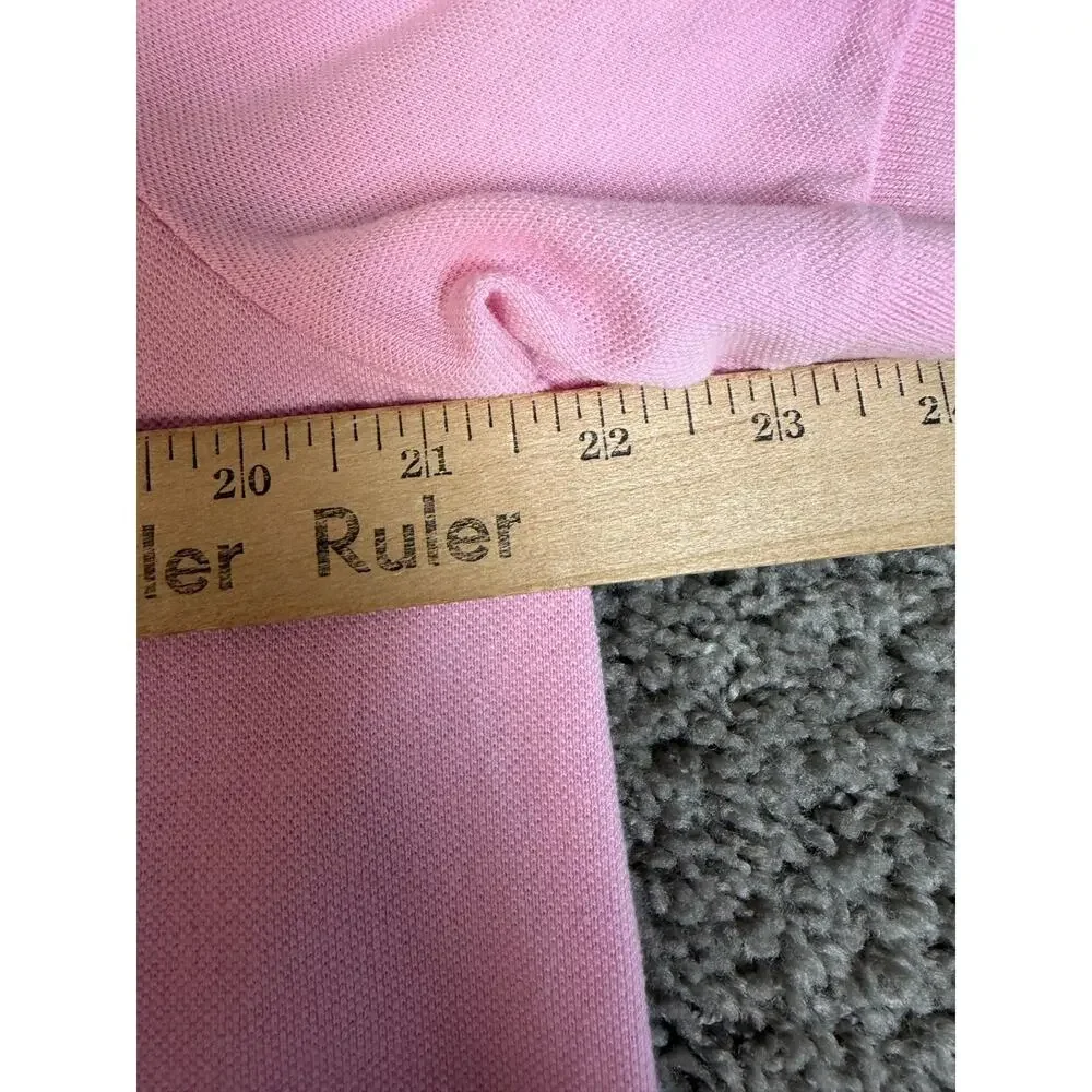 Polo Ralph Lauren Polo Shirt Mens L Pink 100% Cotton Classic Fit Collared